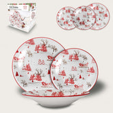 ARCA SERVIZIO PIATTI 18PZ NORDIC NATALE